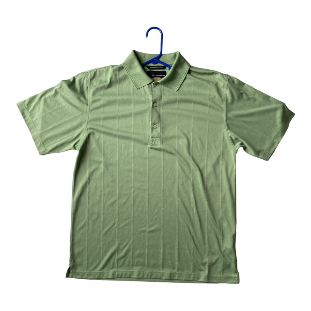 Greg Norman Play Dry Polo Short Sleeve Golf Shirt. Size Medium